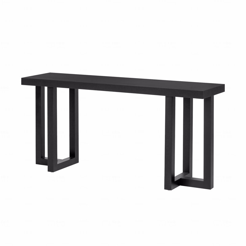 Console Table With Legs, Black