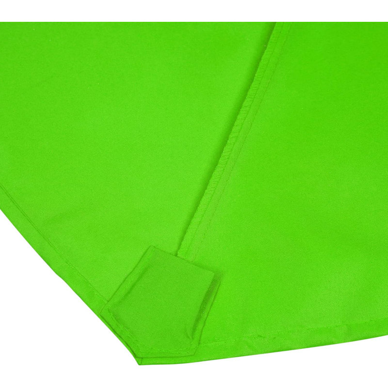 9ft Grass Green Polyester Patio Umbrella Replacement Canopy