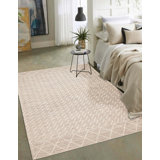 Tapis crème Sienna 4 pi 11 po x 7 pi 11 po