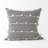 Striped Cotton Blend Reversible Pillow Cover-1607493320