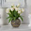 Tulip Artificial Arrangement In Decorative Vase-1676438193