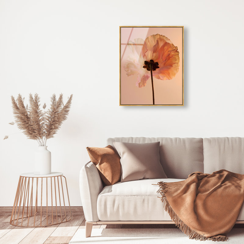 Amber Radiance II Print, 37"H x 31"W, Gold Floater Frame