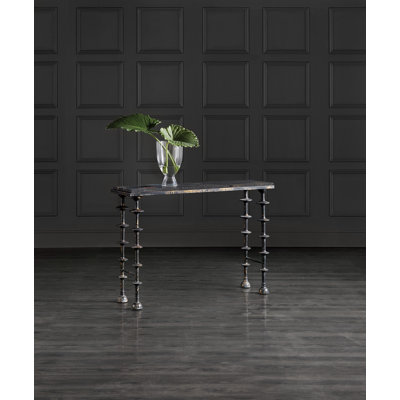 Melange 50'' Stone Top Console Table