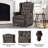 Dalaysa Faux Leather Recliner