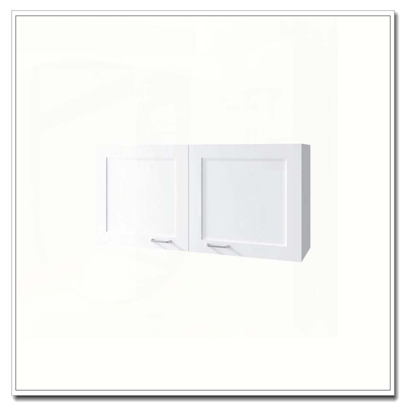 Armoire murale blanche avec 2 portes, Blanc