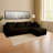 Big sectional sofa - Chenille fabric-113959304-113959305-113959307