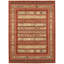 Tapis décoratif géométrique rouge profond Frederik-40282799