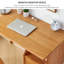Bureau d'écriture rectangulaire moderne en bois de cerisier simple-1969062221