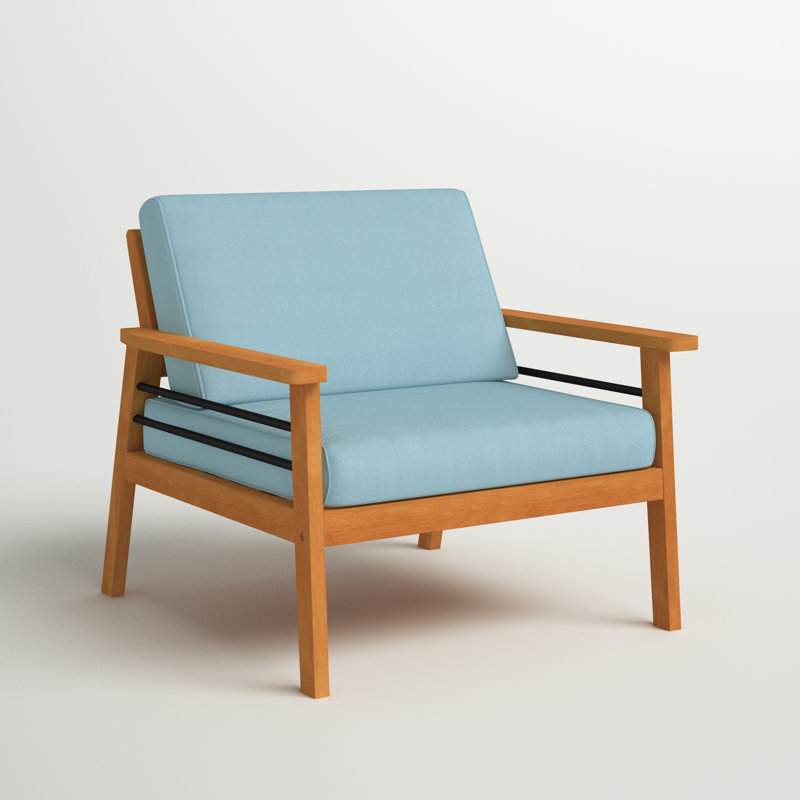 Chaise de patio avec coussins Avalon