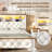 Farmhouse Upholstered Platform Bed Frame with LED Lights and Charging Station-1290248947-1290248946