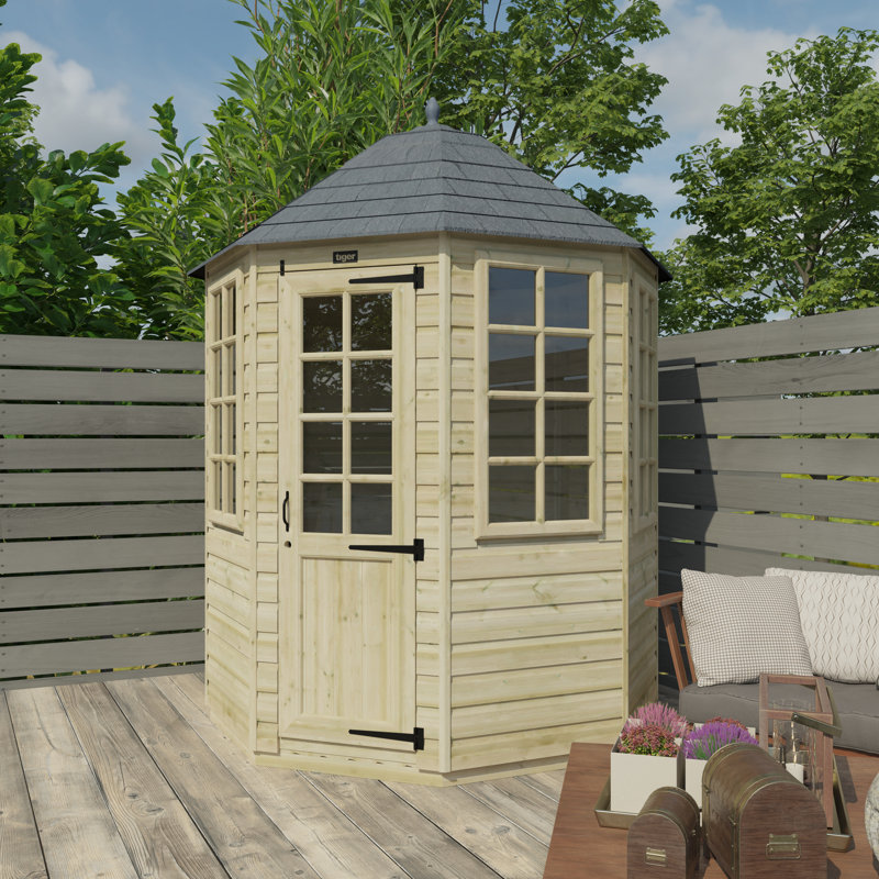 6x6w Tiger Elite Pressure-Treated Georgian Octagonal