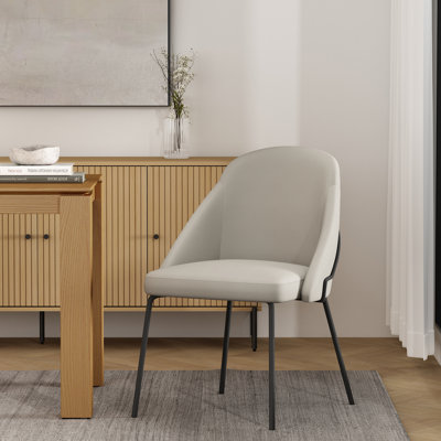 Chaise de salle à manger rembourrée Gracie