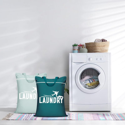 Paquet de 2 sacs à linge de voyage imperméables Bue Grey