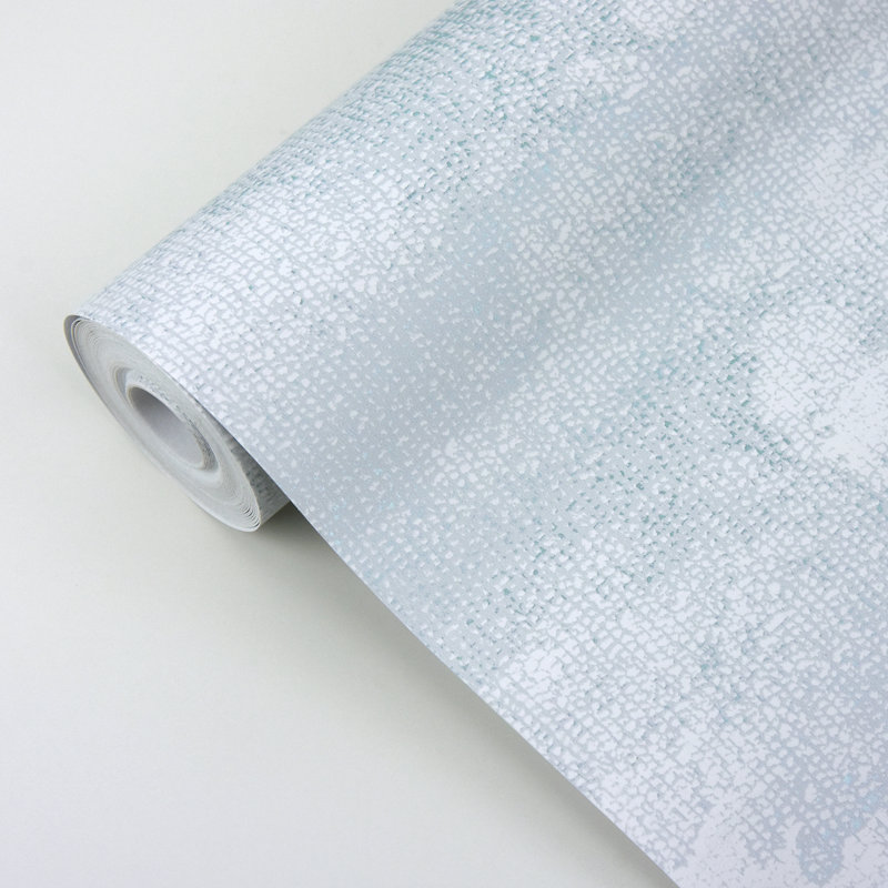 10.058m x 52.07cm Semi-Gloss Wallpaper Roll, Light Blue