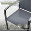 Ensemble de salle à manger d'extérieur 60 "pour 8 avec chaises empilables PVC-coated polyester 60"-619881794