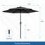 Parasol avec manivelle et inclinaison (sans base)-1572895042