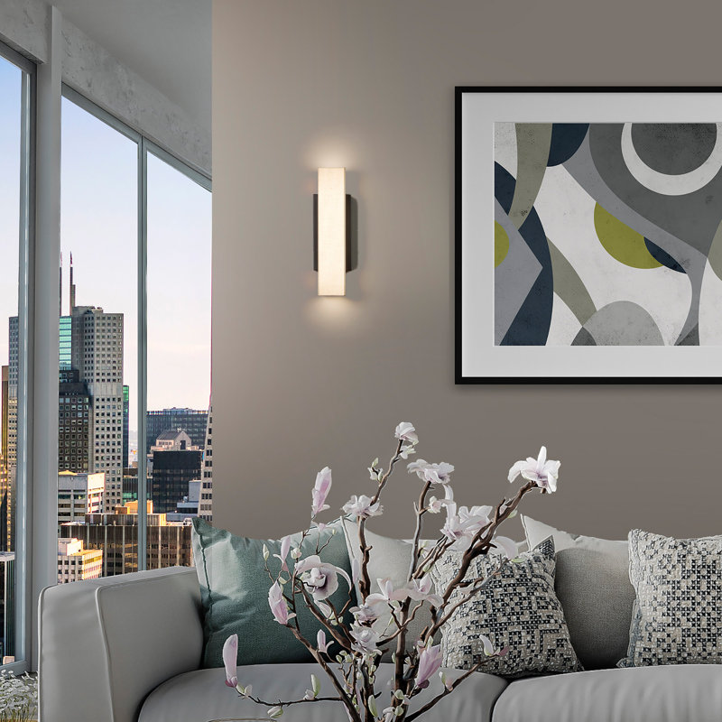 Volga LED Flush Mounted Sconce, 3000K