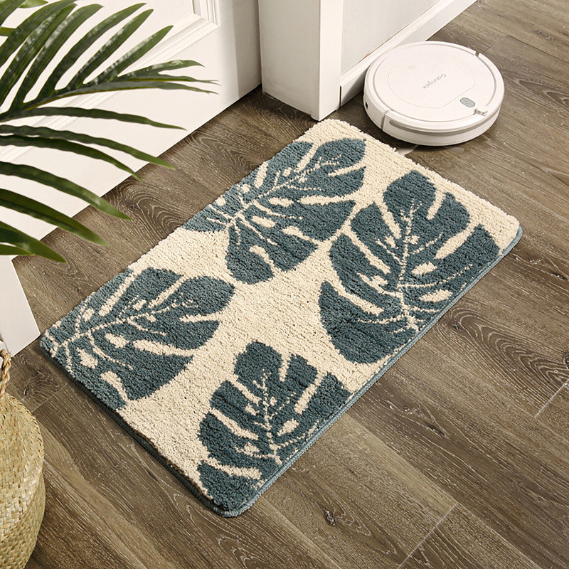 Tapis de couloir en microfibre Folia, Rectangle 2 pi 3 po x 1 pi 6 po
