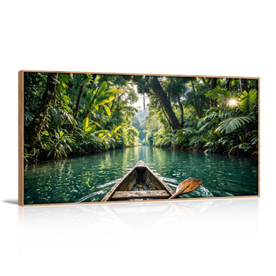 Ensemble de 1 tableau sur toile Jungle River