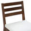 Ensemble de bar de patio rustique 5 pièces, ensemble de table de patio et chaises avec chaises ergonomiques, plateau de table à lattes en bois massif pour piscine, balcon, cour arrière, véranda (coussin moka)-1593371375