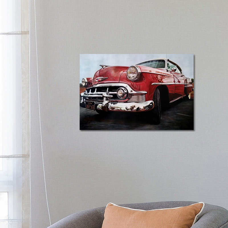 American Dream Car I by J.Bello Studio - Wrapped Canvas Print, 66.04 cm H x 45.72 cm W x 3.175 cm D