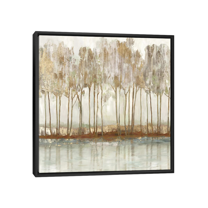 «Lynn Peak I» par Allison Pearce - reproduction d'art, Pas de tapis, H 37 po x l 37 po x P 1,5 po, Toile avec cadre noir