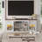 70" W Farmhouse TV Stand for TVs up to 80",  Large Entertainment Center with Transparent Doors & LED Light and Charging Station, Modern Multimedia Storage Furniture with Cabinets, 2 Large Drawers & Adjustable Shelves, for Living Room, Bedroom