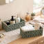 Panier de rangement en macramé Boho, panier de rangement en corde de coton tissé pour tablettes et comptoirs-1248221712
