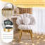 Fauteuil de coiffeuse en forme de coquillage-116299857