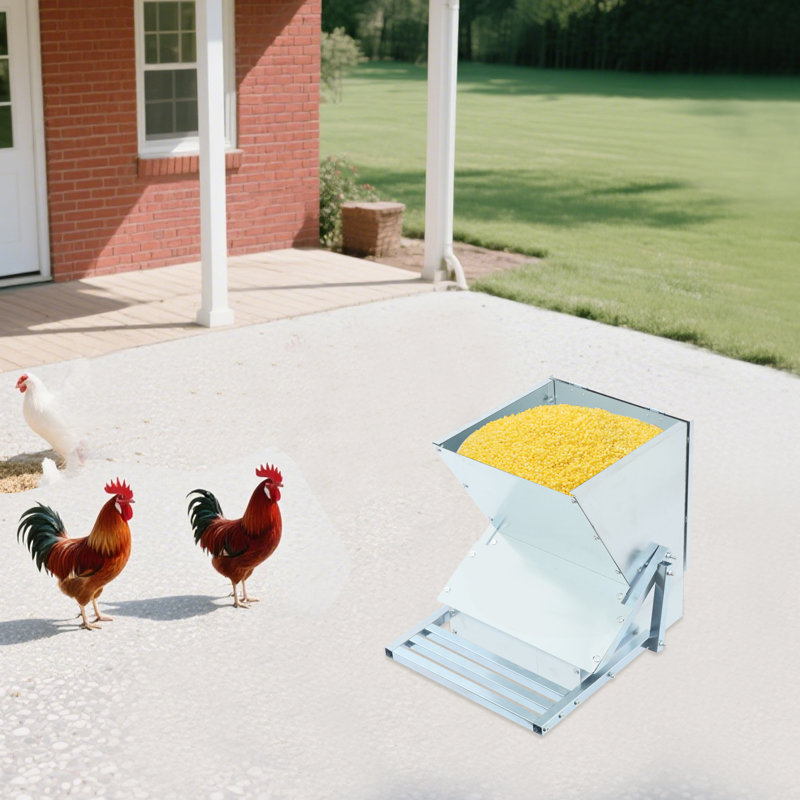 Automatic Chicken Feeder With Treadle