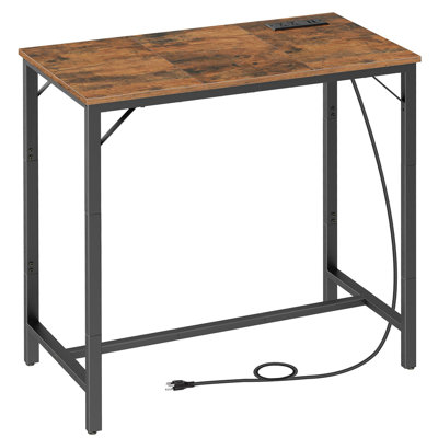 35.4" Bar Table with Charging Station