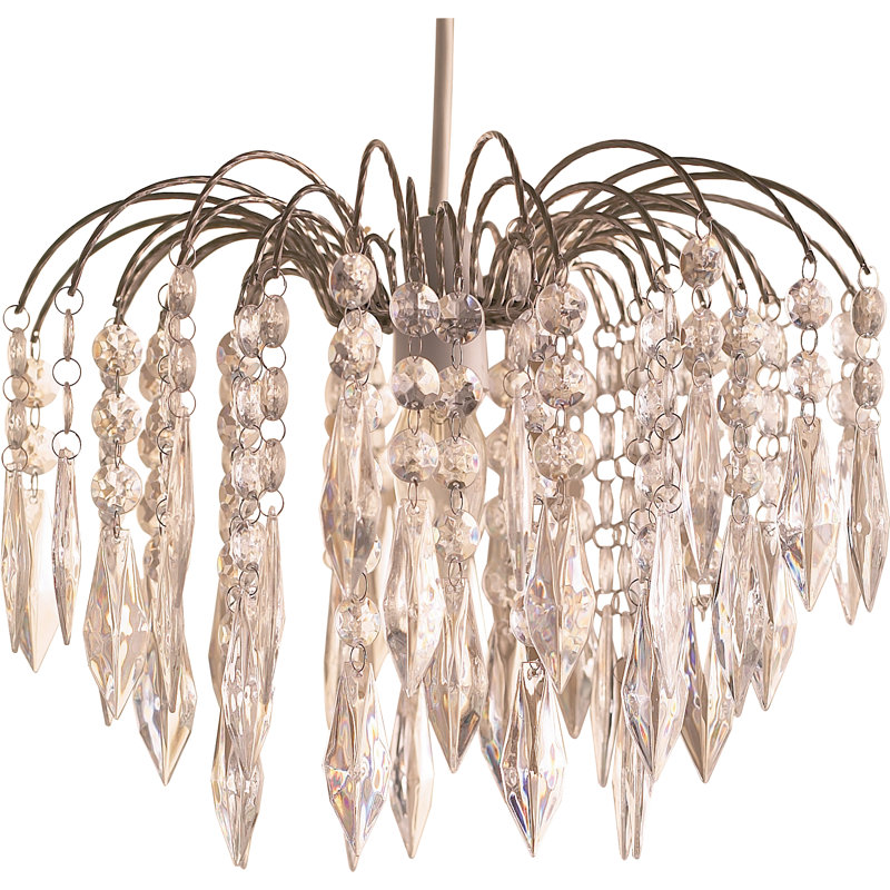 Alexander 1 - Light Silver Crystal Pendant