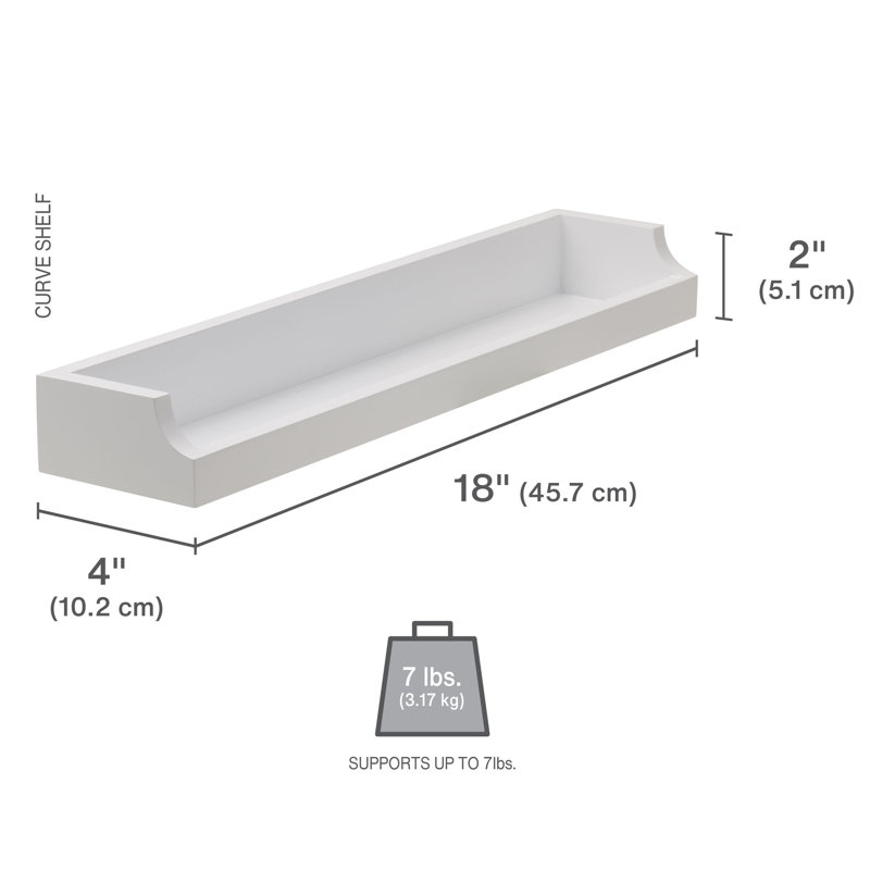 2 tablettes flottantes
