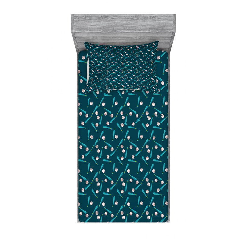 Microfiber Sheet Set, Twin Sheet Set with Fitted Sheet