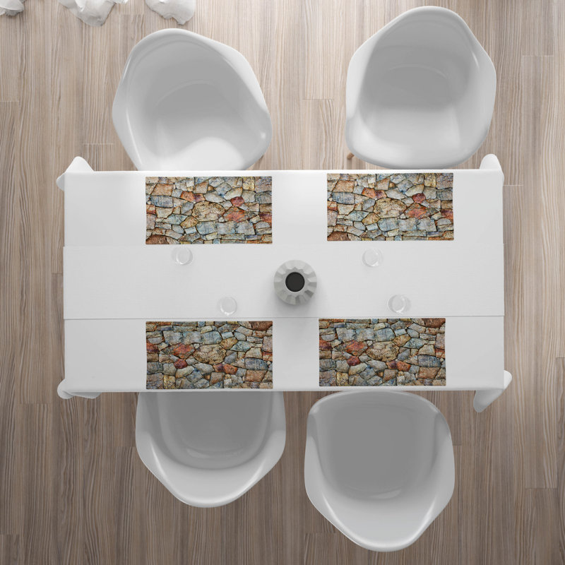 Polyester Abstract Rectangle Placemat