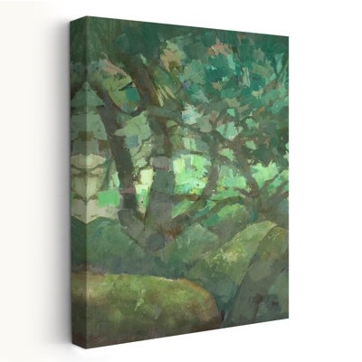 Wistmans Wood 1 - Paysages, ensembles d'arbres, vert, menthe, art vert