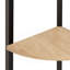 180 cm H x 45.5 cm W Steel Corner Bookcase-572450081