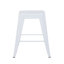 Tabouret à hauteur de comptoir 24 po, ensemble de 2 tabourets de bar en métal sans dossier, non empilable, amovible et facile à assembler, conception peu encombrante pour îlot de cuisine / bar / café / salle à manger-768049086-768049056-768049085