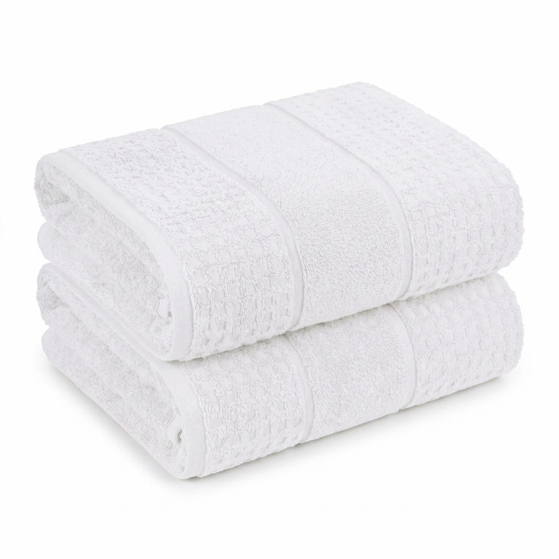 Serviette de bain Hochman Zero Twist, Blanc