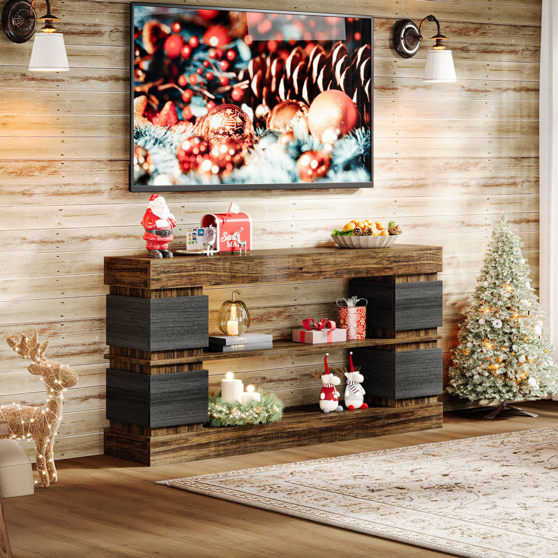 63" Long Console Table with Storage