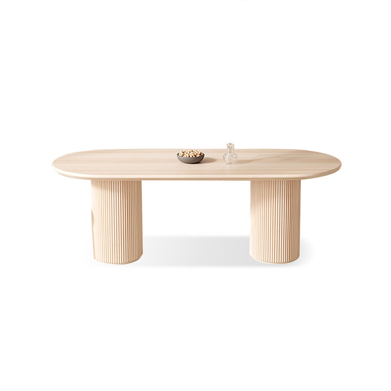 Table de salle à manger Burlywood, H 29,53 po x L 70,87 po x l 31,5 po