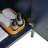 24'' Free-standing Single Bathroom Vanity with Carrara Marble Vanity Top-1813973350