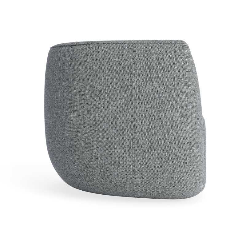 MTO - Council Swivel Lounge Chair, Kvadrat Guest Gray Blue