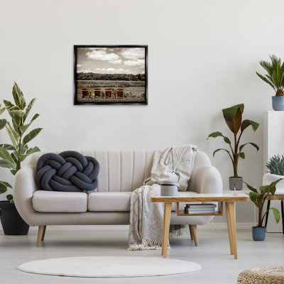 «Adirondacks Lake View Floater Frame» par Graffitee Studios sur toile