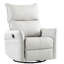 Chaise berçante pivotante 360 ° pour une atmosphère détendue - Fauteuil inclinable gris, stabilité de fabrication-326692968