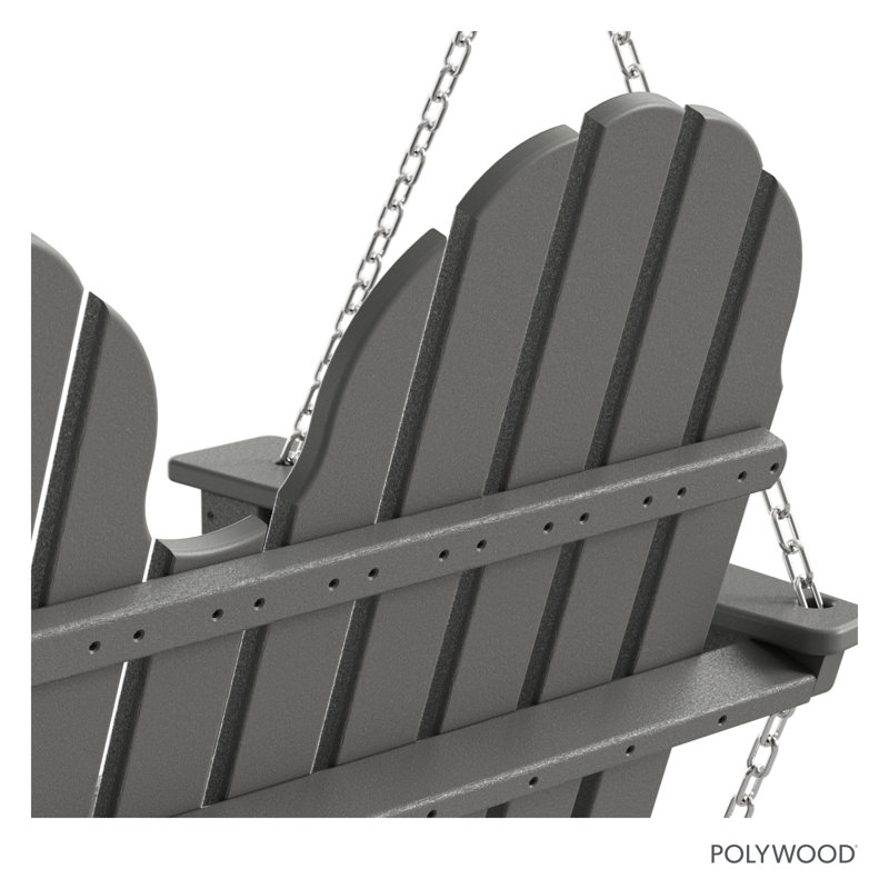 Balançoire 48 "Vineyard Adirondack, Gris ardoise
