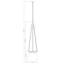 Luminaire suspendu unique à 1 lumière Zella-234706496-234706525-234706524