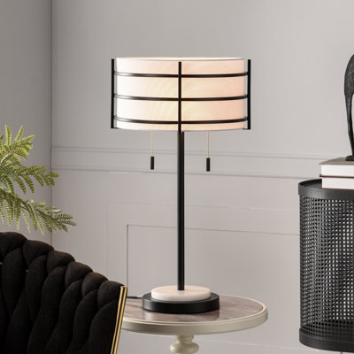 Royce Table Lamp - Zammel & White - White Shade