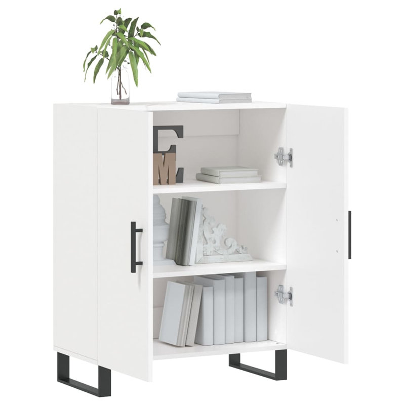 Malaree 2 - Door Rectangle Accent Cabinet, White