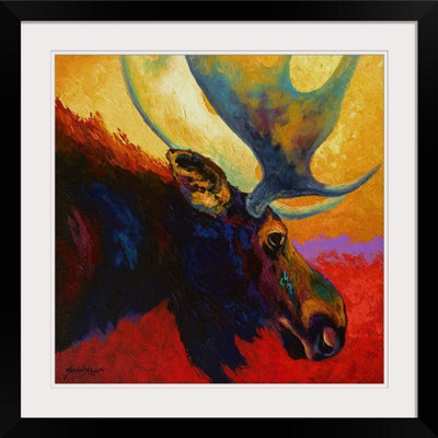 «Siya Alaska Spirit Moose» par Marion Rose, reproduction sur toile